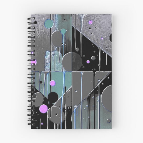 Item preview, drip and divide dark hsl colorful geometric abstract design designed and sold by SmashingDeals.