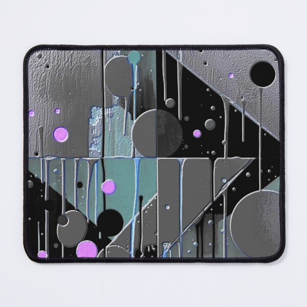 Item preview, drip and divide dark hsl colorful geometric abstract design designed and sold by SmashingDeals.