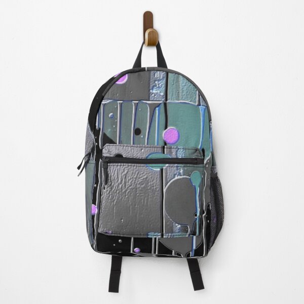 Item preview, drip and divide dark hsl colorful geometric abstract design designed and sold by SmashingDeals.