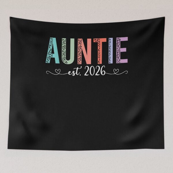 Item preview, Promoted to Auntie Est 2026 Leopard New Aunt Expect Baby designed and sold by Goleon12.