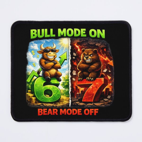Item preview, Bull Mode On Bear Mode Off 6 7 Shirt designed and sold by PrintSpot4U.