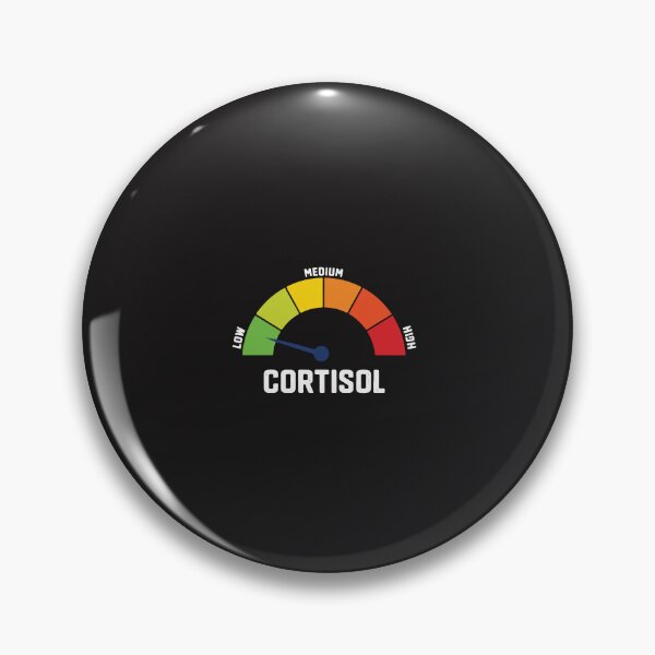 Item preview, Low Cortisol Level Meme Funny Stress Meter Design designed and sold by kiralynstration.
