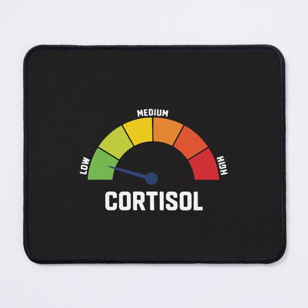 Item preview, Low Cortisol Level Meme Funny Stress Meter Design designed and sold by kiralynstration.