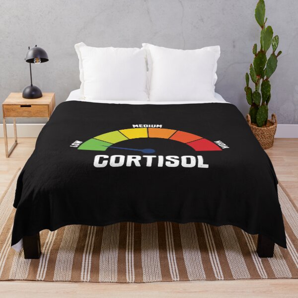 Item preview, Low Cortisol Level Meme Funny Stress Meter Design designed and sold by kiralynstration.