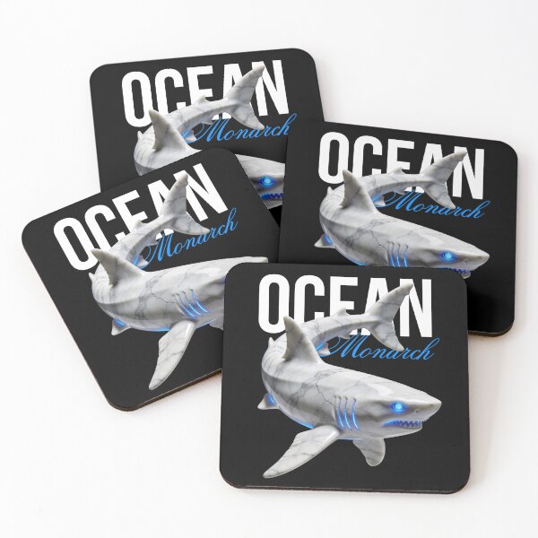 Item preview, Ocean Monarch – Majestic Shark of Deep Sea Power designed and sold by Marble Void.