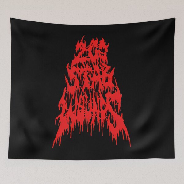 Item preview, 200 Stab Wounds Brutal Death Metal Guts Logo Red designed and sold by LaurentMarchal.