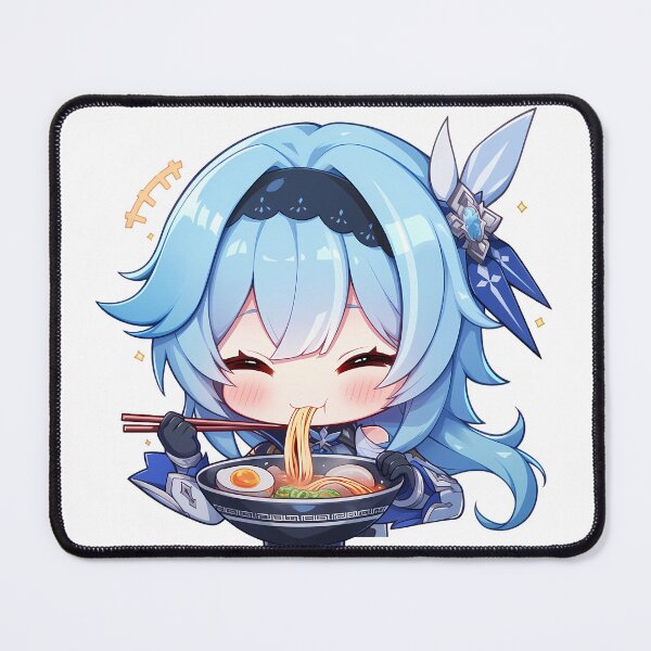 Item preview, Eula Genshin Impact Chibi Ramen Noodle Cooldown designed and sold by mildaclairmo.