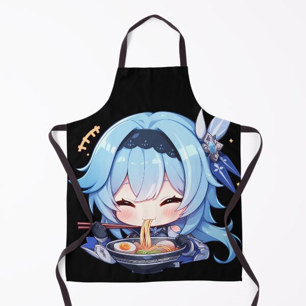 Item preview, Eula Genshin Impact Chibi Ramen Noodle Cooldown designed and sold by mildaclairmo.