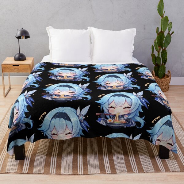 Item preview, Eula Genshin Impact Chibi Ramen Noodle Cooldown designed and sold by mildaclairmo.