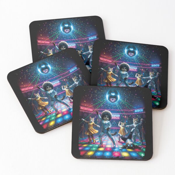 Item preview, Disco Cats Dancing. designed and sold by EunsooLee.