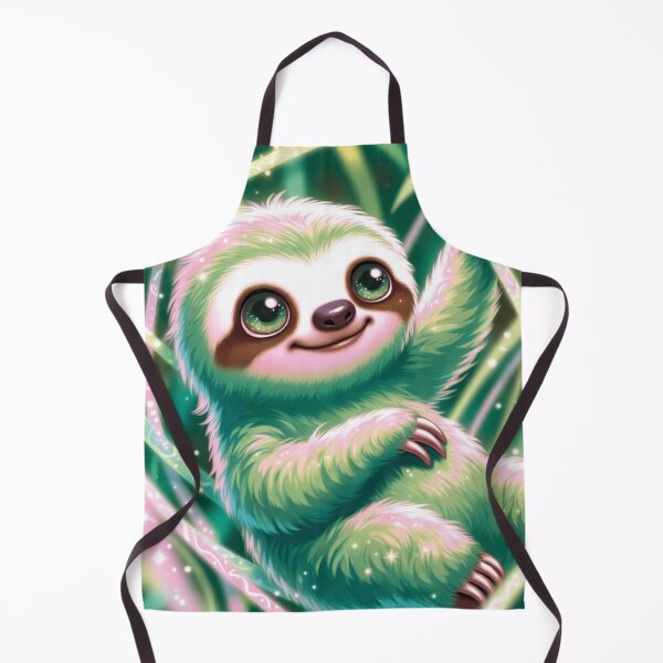 Item preview, Adorable Sloth in Pink Glow designed and sold by CoquetteLunaCo.