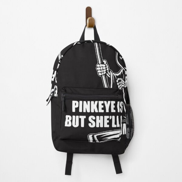 Item preview, Pinkeye Is Temporary Dark Humor Grim Reaper Meme Design designed and sold by kiralynstration.