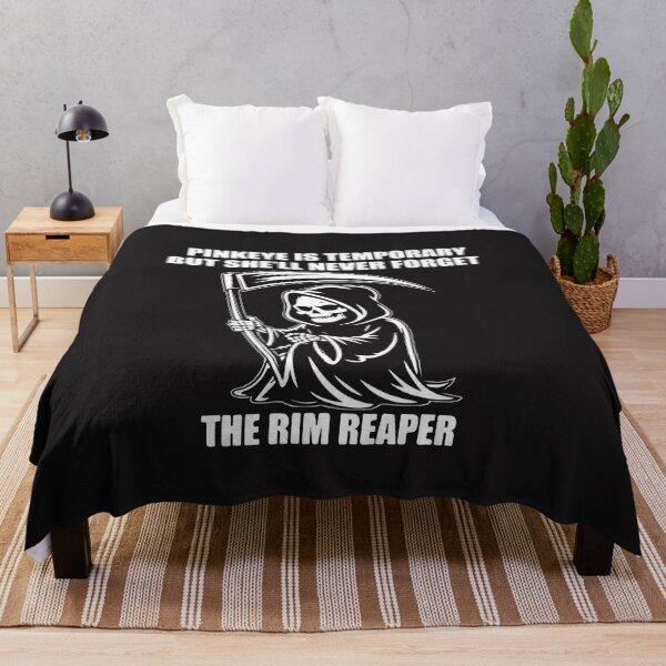 Item preview, Pinkeye Is Temporary Dark Humor Grim Reaper Meme Design designed and sold by kiralynstration.