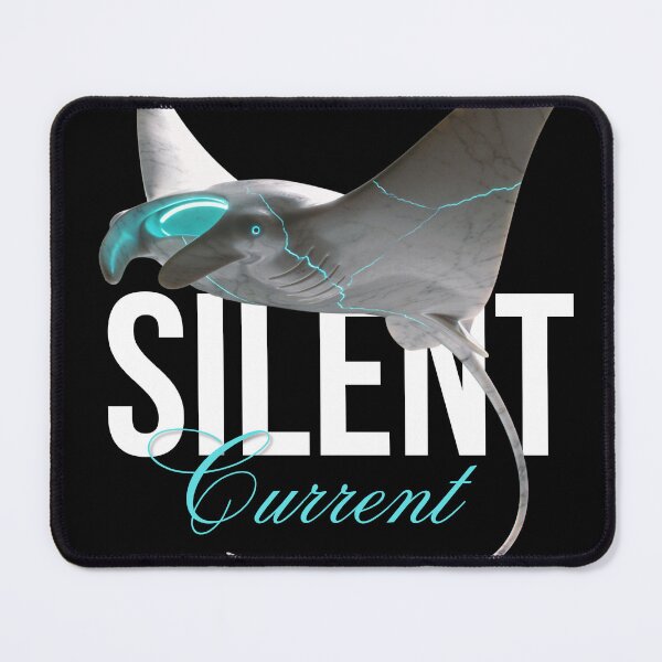 Item preview, Silent Current – Ocean Ray with Fluid Energy designed and sold by Marble Void.