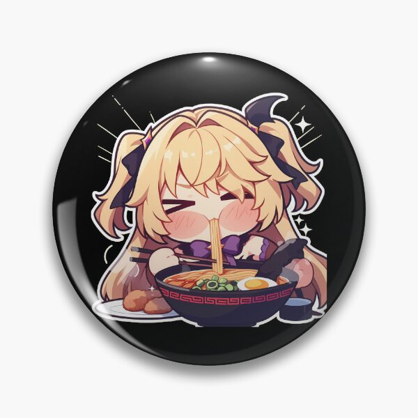 Item preview, Fischl Genshin Impact Dramatic Chibi Ramen Moment designed and sold by mildaclairmo.