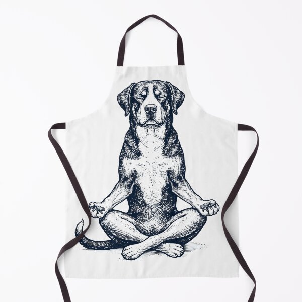 Item preview, Vintage Greater Swiss Mountain Dog Yoga Lotus Meditation Dog Lover designed and sold by DoodleTortle.
