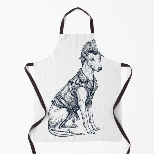 Item preview, Vintage Greyhound Punk Mowhawk Dog Mom Dad designed and sold by DoodleTortle.