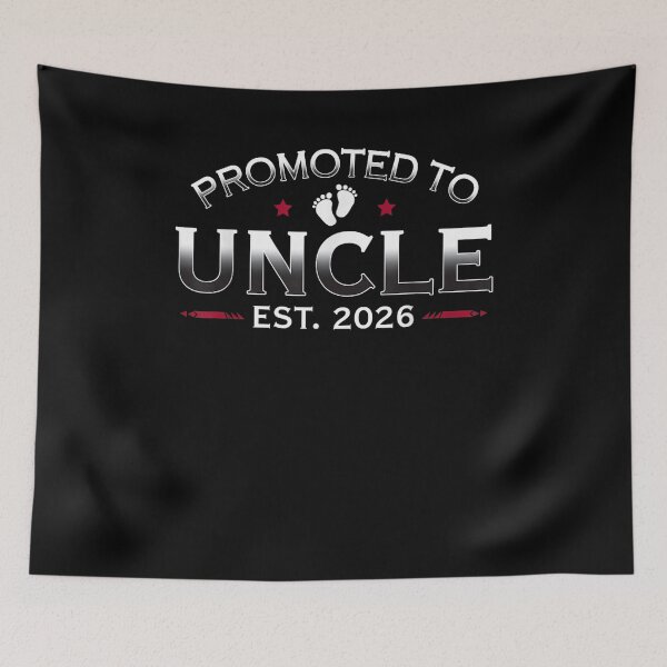 Item preview, Promoted to New Uncle Est 2026 First Time Baby Announcement designed and sold by Goleon12.