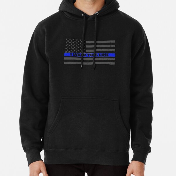 thin blue line pullover