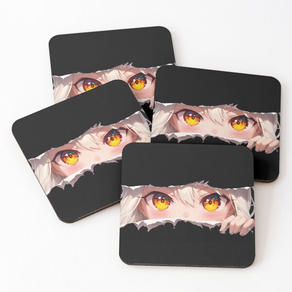 Item preview, Illyasviel Von Einzbern Fate Stay Night Golden Eyes Peeker designed and sold by PMartistStudio.