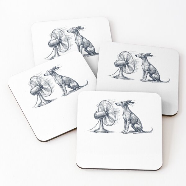 Artikelvorschau, Vintage Greyhound mit Fan-Hundemutter und -vater entworfen und verkauft von DoodleTortle.