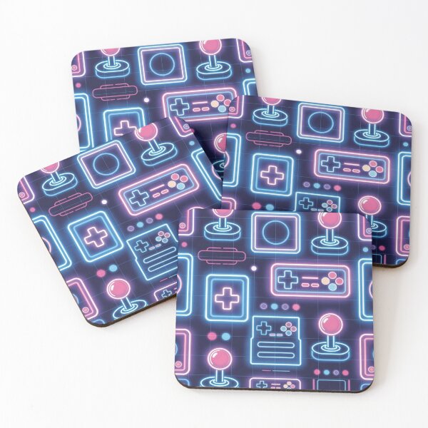Item preview, Neon Retro Gamer Grid designed and sold by CoquetteLunaCo.