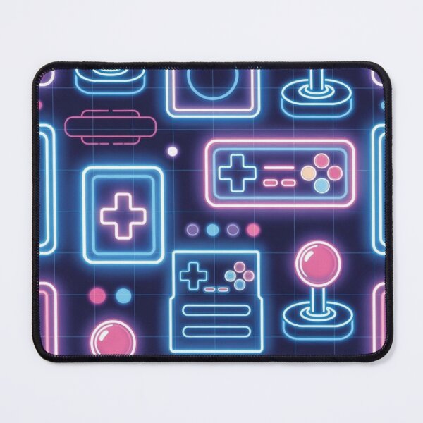 Item preview, Neon Retro Gamer Grid designed and sold by CoquetteLunaCo.