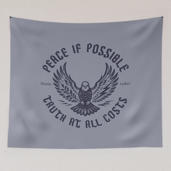 Item preview, Reformed Theology Truth at All Costs Martin Luther - Blue designed and sold by Glory After Tears.