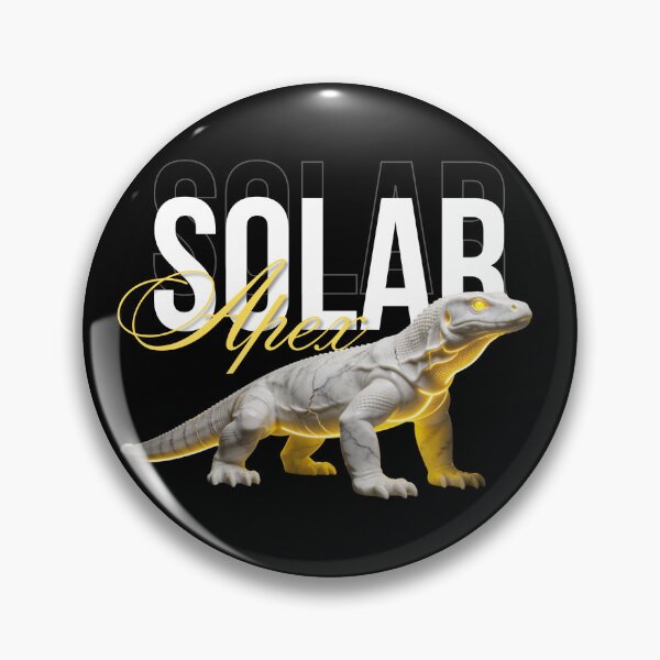 Item preview, Solar Apex – Fire Lizard with Solar Energy Power designed and sold by Marble Void.