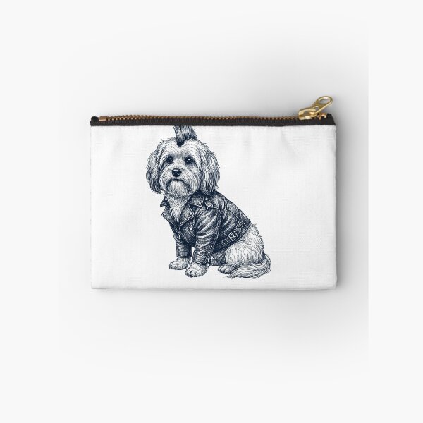 Item preview, Vintage Havanese Punk Mowhawk Dog Mom Dad designed and sold by DoodleTortle.