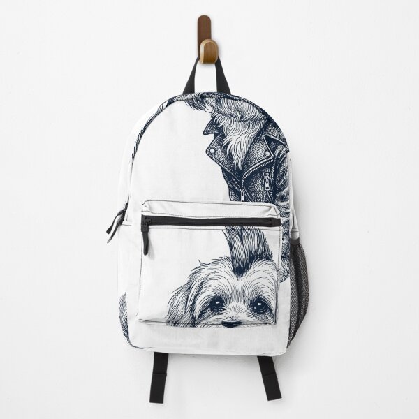 Item preview, Vintage Havanese Punk Mowhawk Dog Mom Dad designed and sold by DoodleTortle.