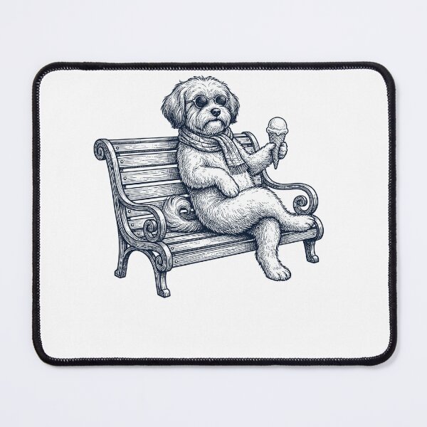 Item preview, Havanese Ice Cream Dog Mom Dad designed and sold by DoodleTortle.