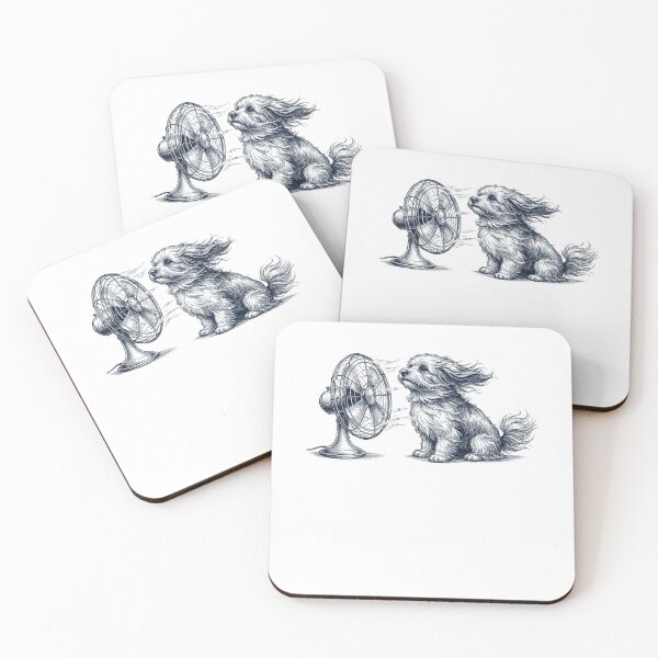 Item preview, Vintage Havanese With Fan Dog Mom Dad designed and sold by DoodleTortle.