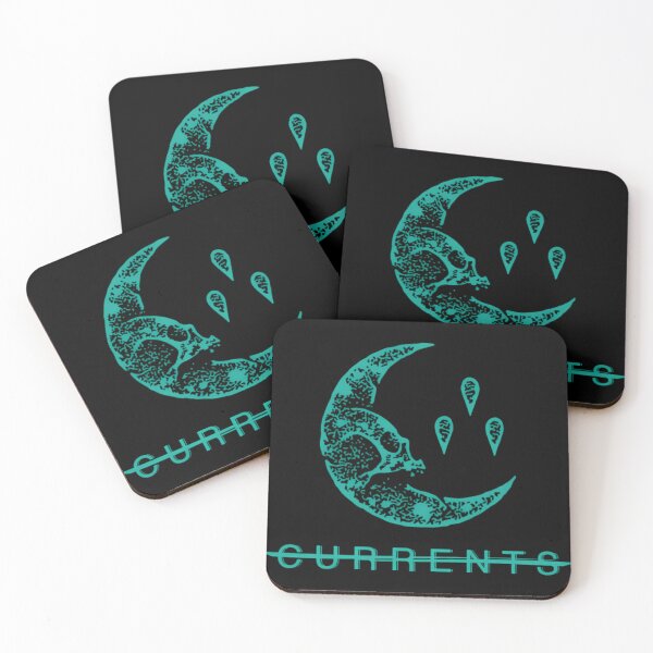 Item preview, Currents Skull Moon Distressed Logo Teal Progressi designed and sold by LaurentMarchal.