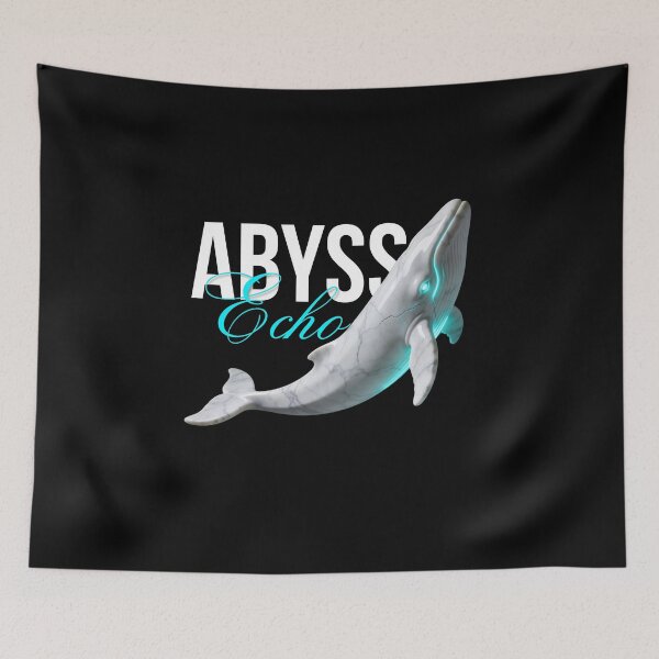 Item preview, Abyss Echo – Mystic Shark of the Dark Ocean designed and sold by Marble Void.