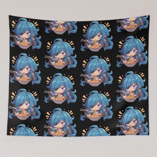 Item preview, Kaeya Genshin Impact Chibi Ramen With Sparkle Attitude designed and sold by mildaclairmo.