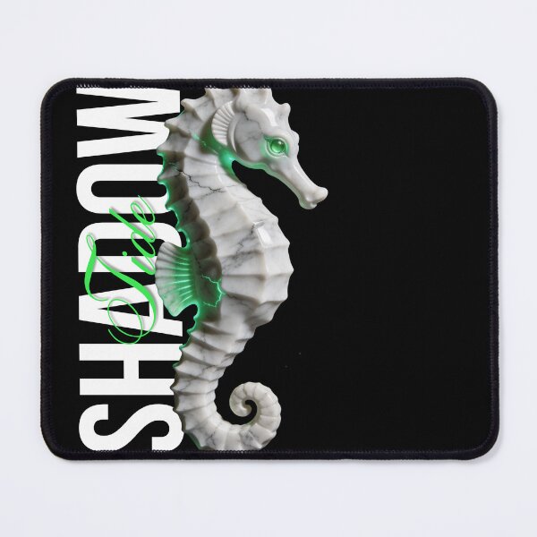 Item preview, Shadow Glow – Neon Seahorse in Dark Ocean Style designed and sold by Marble Void.