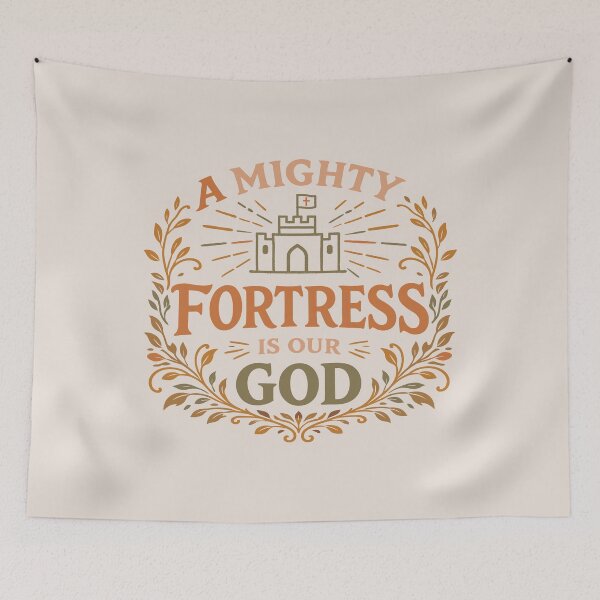 Item preview, Hymns of Grace: A Mighty Fortress is Our God - Christian designed and sold by Glory After Tears.