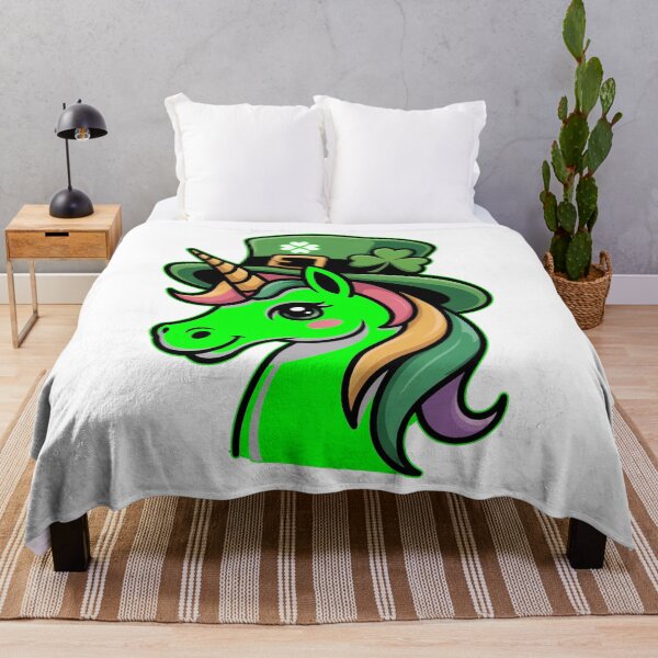Item preview, St Patrick’s Day Unicorn Shamrock Holiday designed and sold by QuiteOrbit.