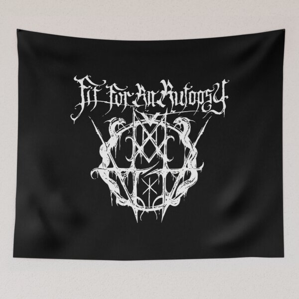 Item preview, Fit For An Autopsy Black White Brutal Deathcore Lo designed and sold by LewMonahan.
