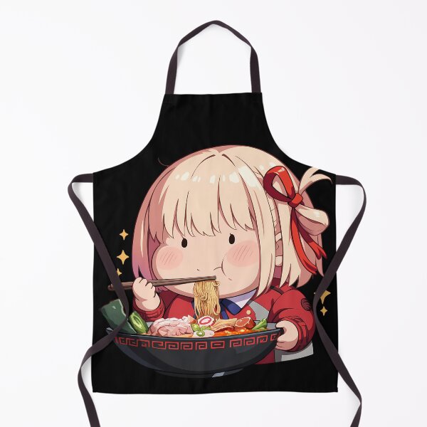Item preview, Chisato Nishikigi Lycoris Recoil Kawaii Ramen Chibi Anime Girl designed and sold by mildaclairmo.