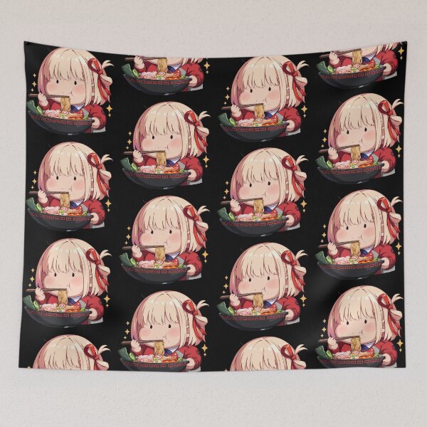 Item preview, Chisato Nishikigi Lycoris Recoil Kawaii Ramen Chibi Anime Girl designed and sold by mildaclairmo.