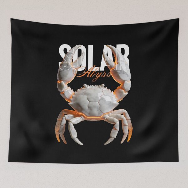 Item preview, Solar Abyss – Golden Crab with Solar Energy Power designed and sold by Marble Void.