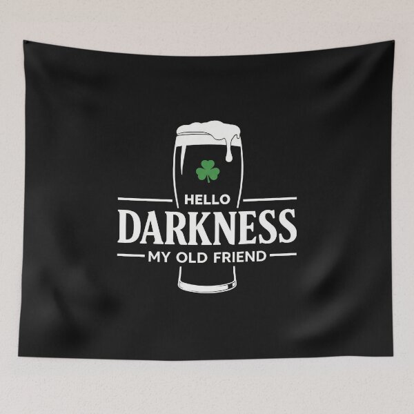 Item preview, Hello Darkness Irish Stout designed and sold by AdyKurniawan.