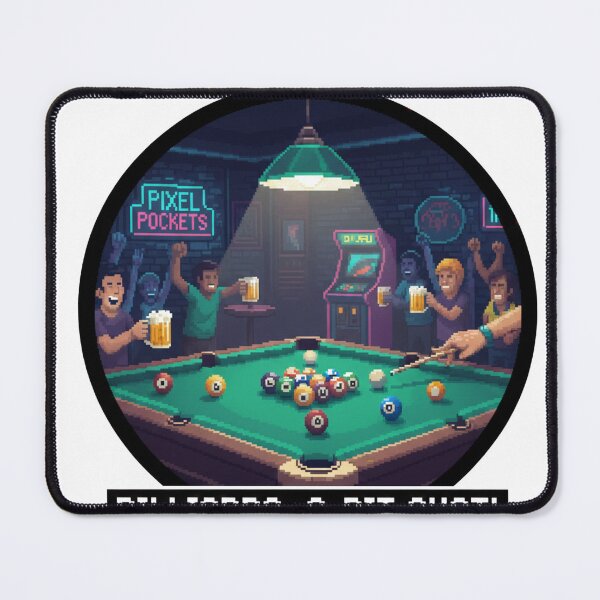 Item preview, Billiards 8-Bit Shot: Retro Pool Night designed and sold by Xeiboo.