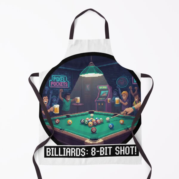 Artikelvorschau, Billiards 8-Bit Shot: Retro Pool Night entworfen und verkauft von Xeiboo.