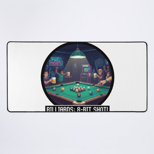 Item preview, Billiards 8-Bit Shot: Retro Pool Night designed and sold by Xeiboo.
