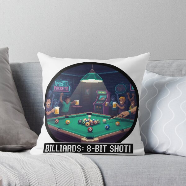 Item preview, Billiards 8-Bit Shot: Retro Pool Night designed and sold by Xeiboo.