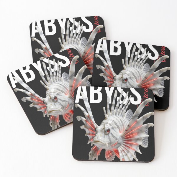 Item preview, Abyss Bloom – Deep Sea Creature with Crimson Energy designed and sold by Marble Void.