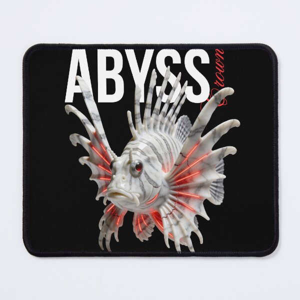 Item preview, Abyss Bloom – Deep Sea Creature with Crimson Energy designed and sold by Marble Void.